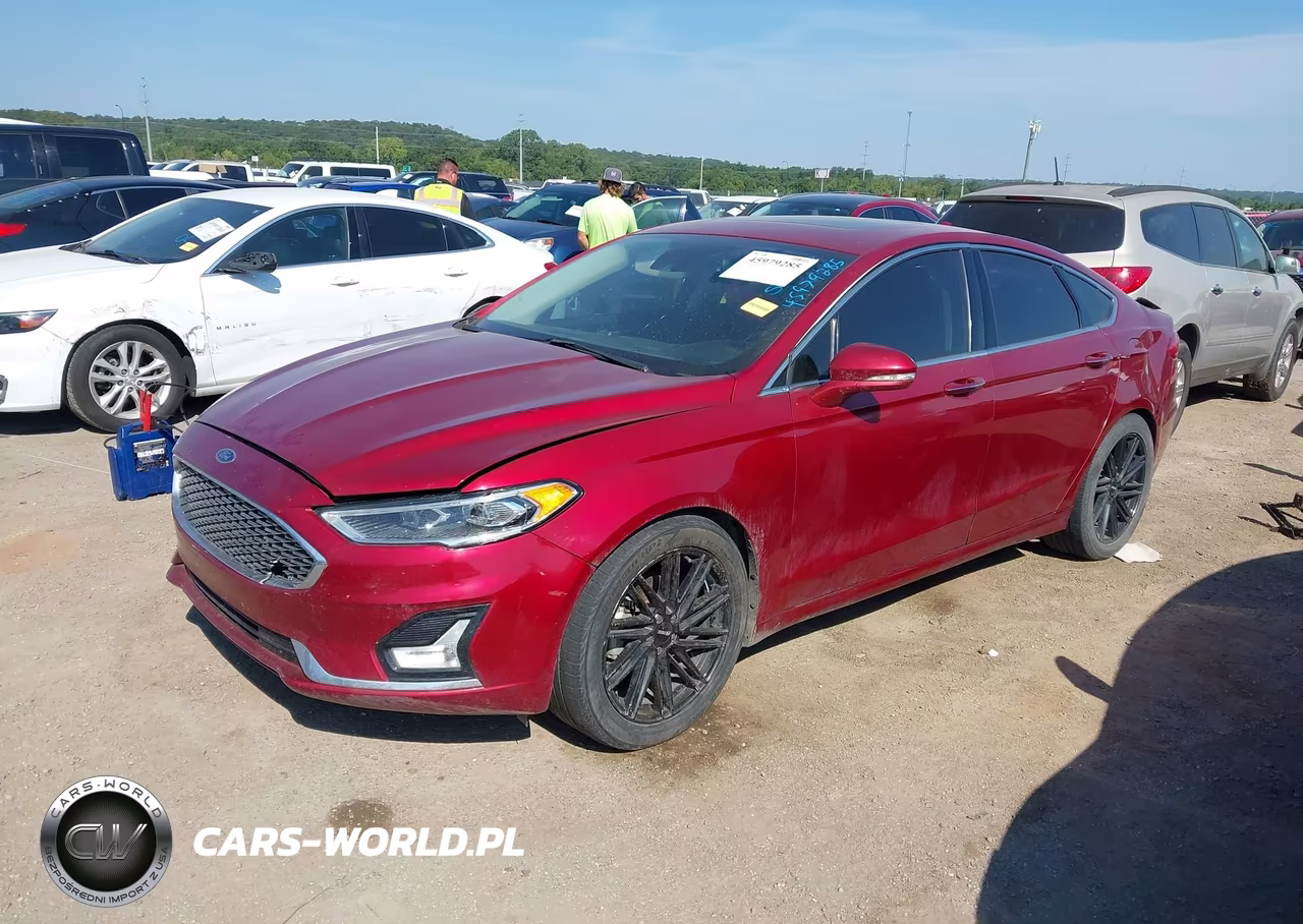 2019 Ford Fusion Titanium VIN:3FA6P0D90KR225820 - 2