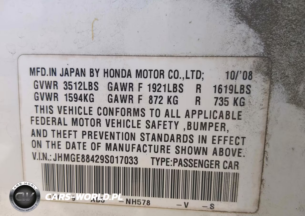 2009 Honda Fit Sport VIN:JHMGE88429S017033 - 9