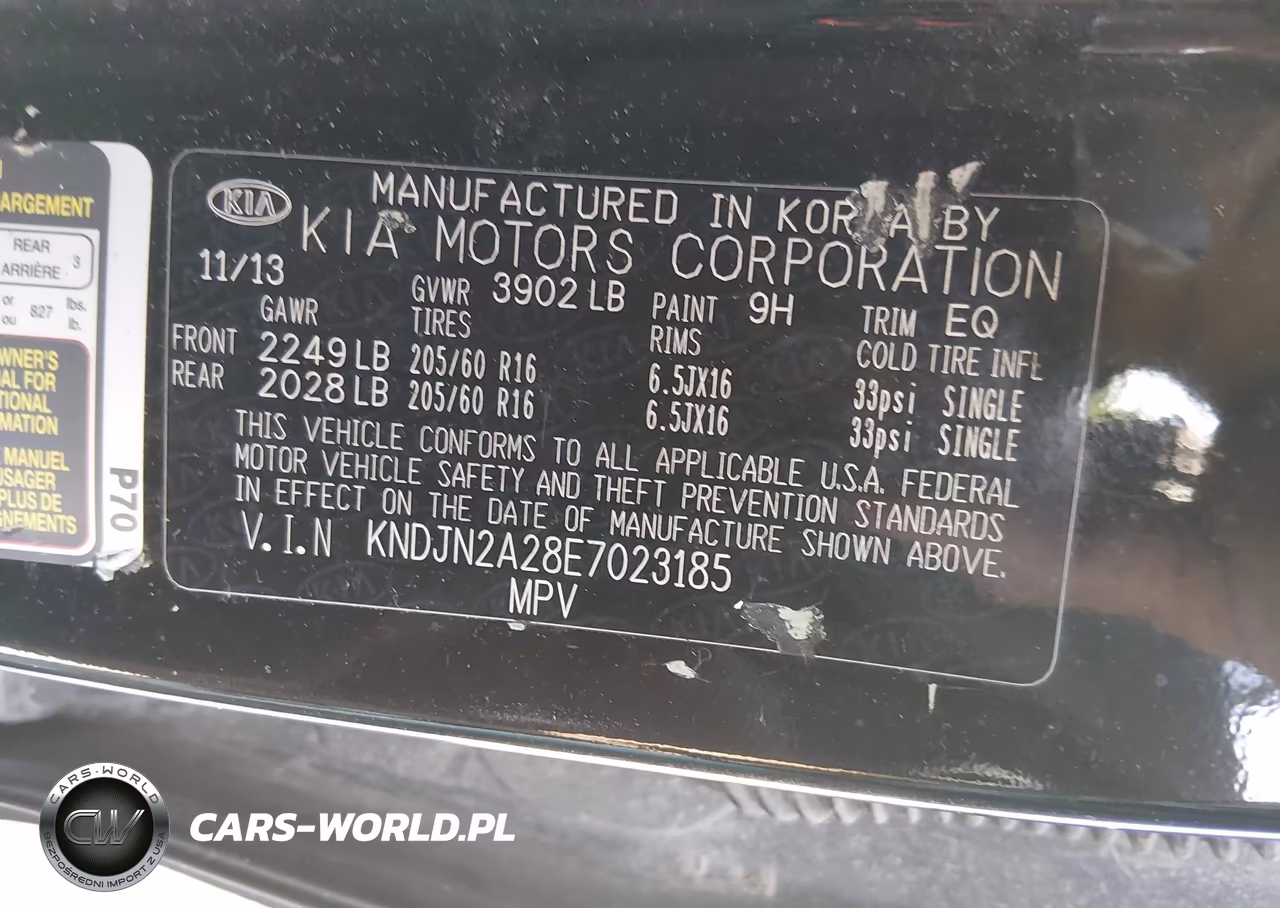 2014 Kia Soul VIN:KNDJN2A28E7023185 - 9