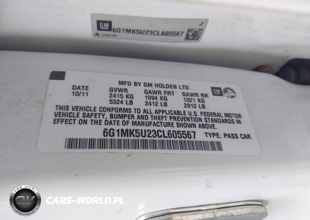 2012 Chevrolet Caprice Police VIN:6G1MK5U23CL605567 - 9