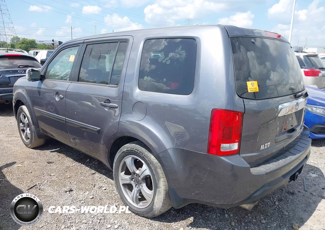 2015 Honda Pilot Se VIN:5FNYF4H33FB055107 - 3