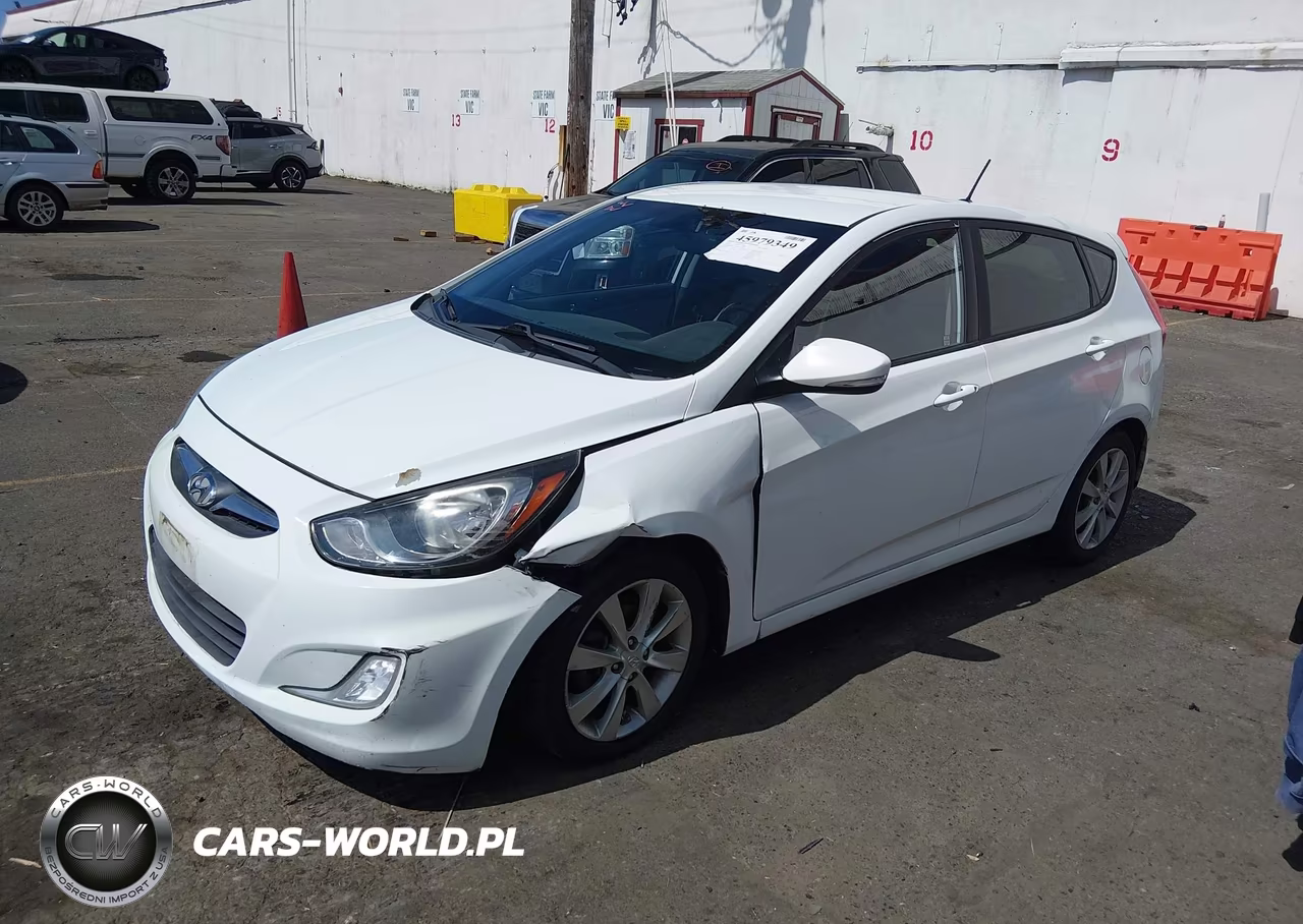 2013 Hyundai Accent Se VIN:KMHCU5AE6DU111736 - 2