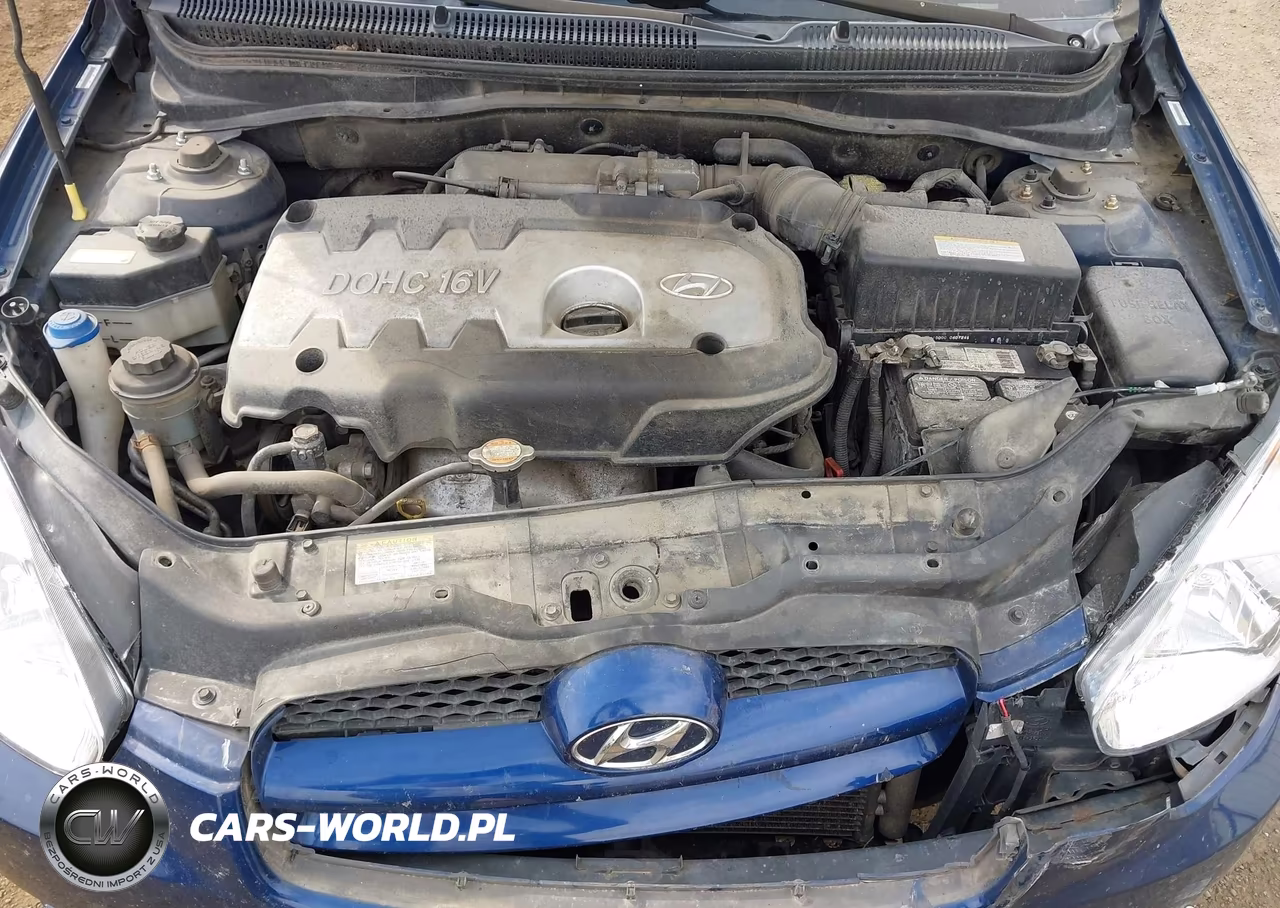 2007 Hyundai Accent Gs VIN:KMHCM36C87U015820 - 10