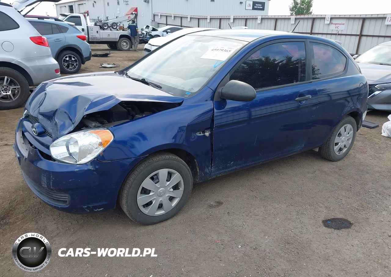 2007 Hyundai Accent Gs VIN:KMHCM36C87U015820 - 2