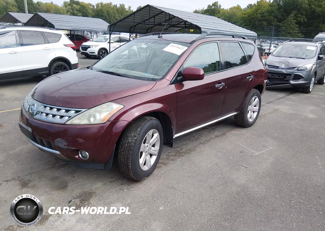 2007 Nissan Murano Sl VIN:JN8AZ08W97W614253 - 2