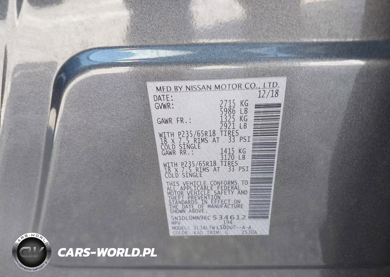 2019 Infiniti Qx60 Luxe VIN:5N1DL0MN9KC534612 - 9