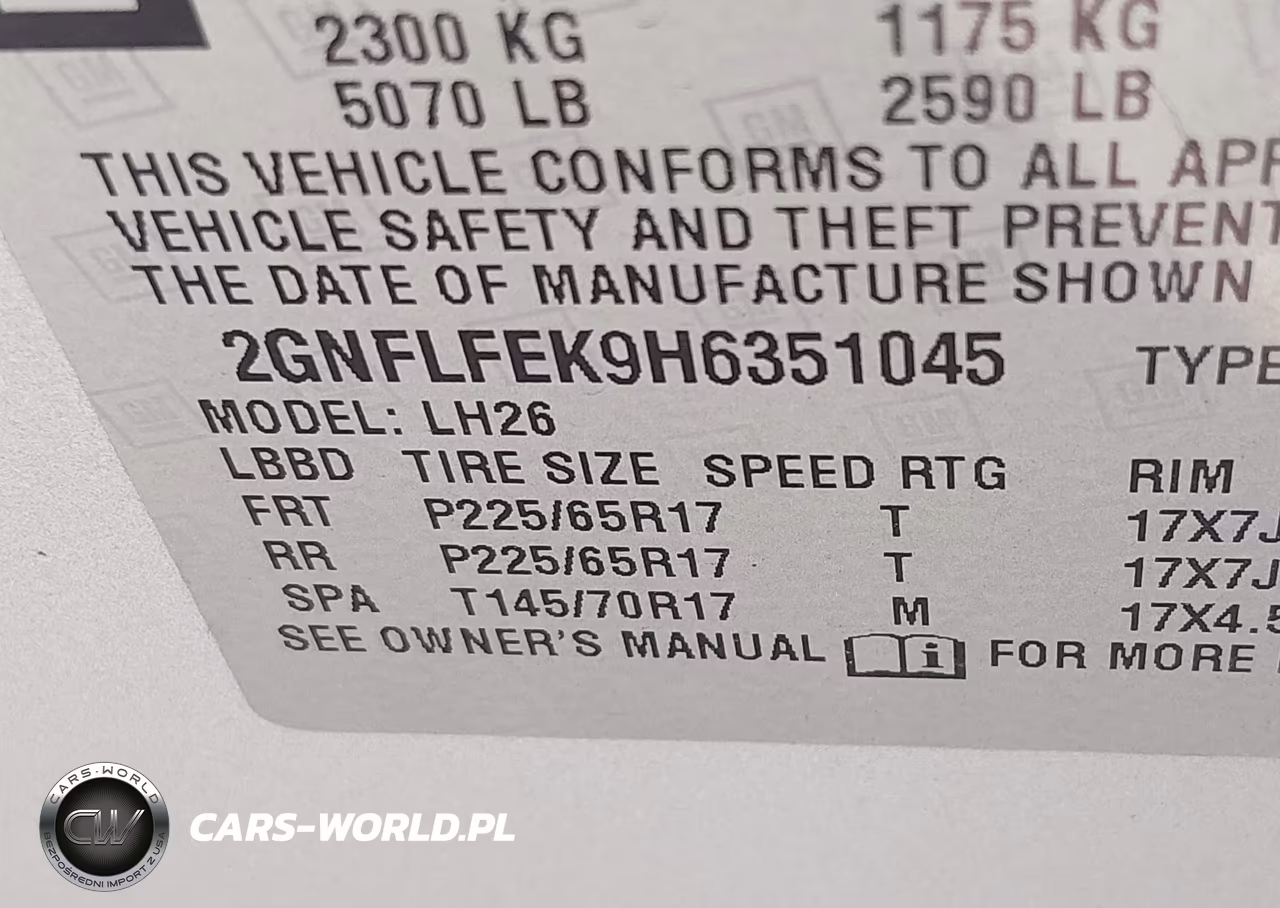2017 Chevrolet Equinox Lt VIN:2GNFLFEK9H6351045 - 9