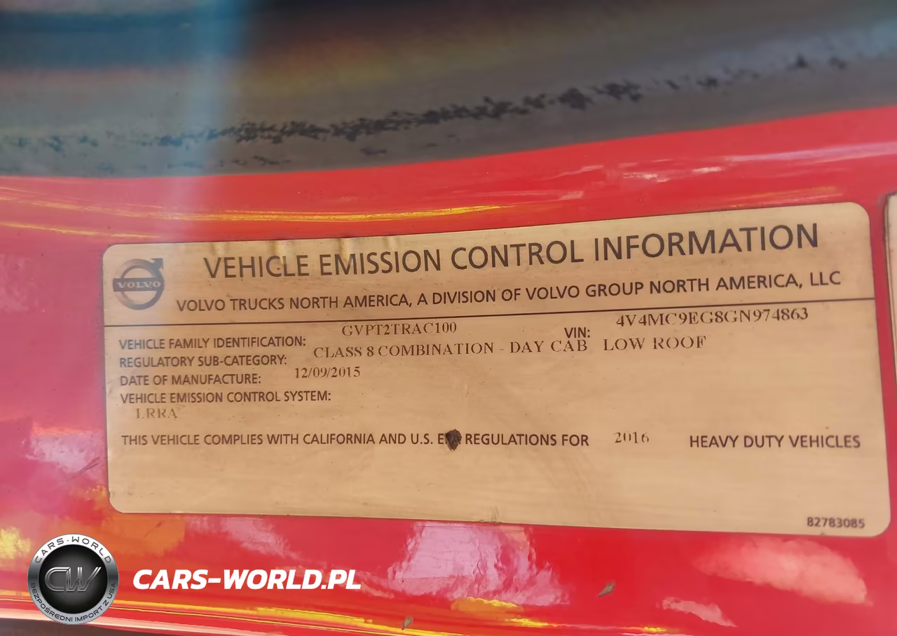 2016 Volvo Vn Vnm VIN:4V4MC9EG8GN974863 - 8