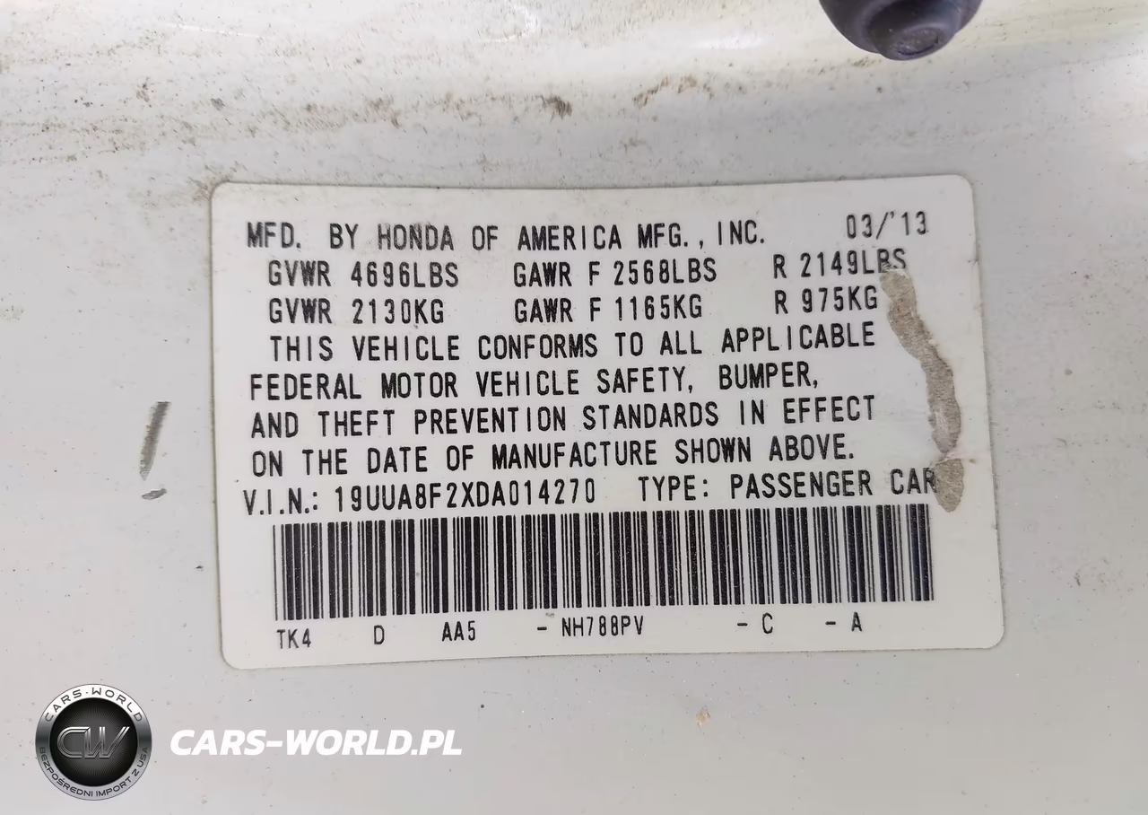 2013 Acura Tl 3.5 VIN:19UUA8F2XDA014270 - 9