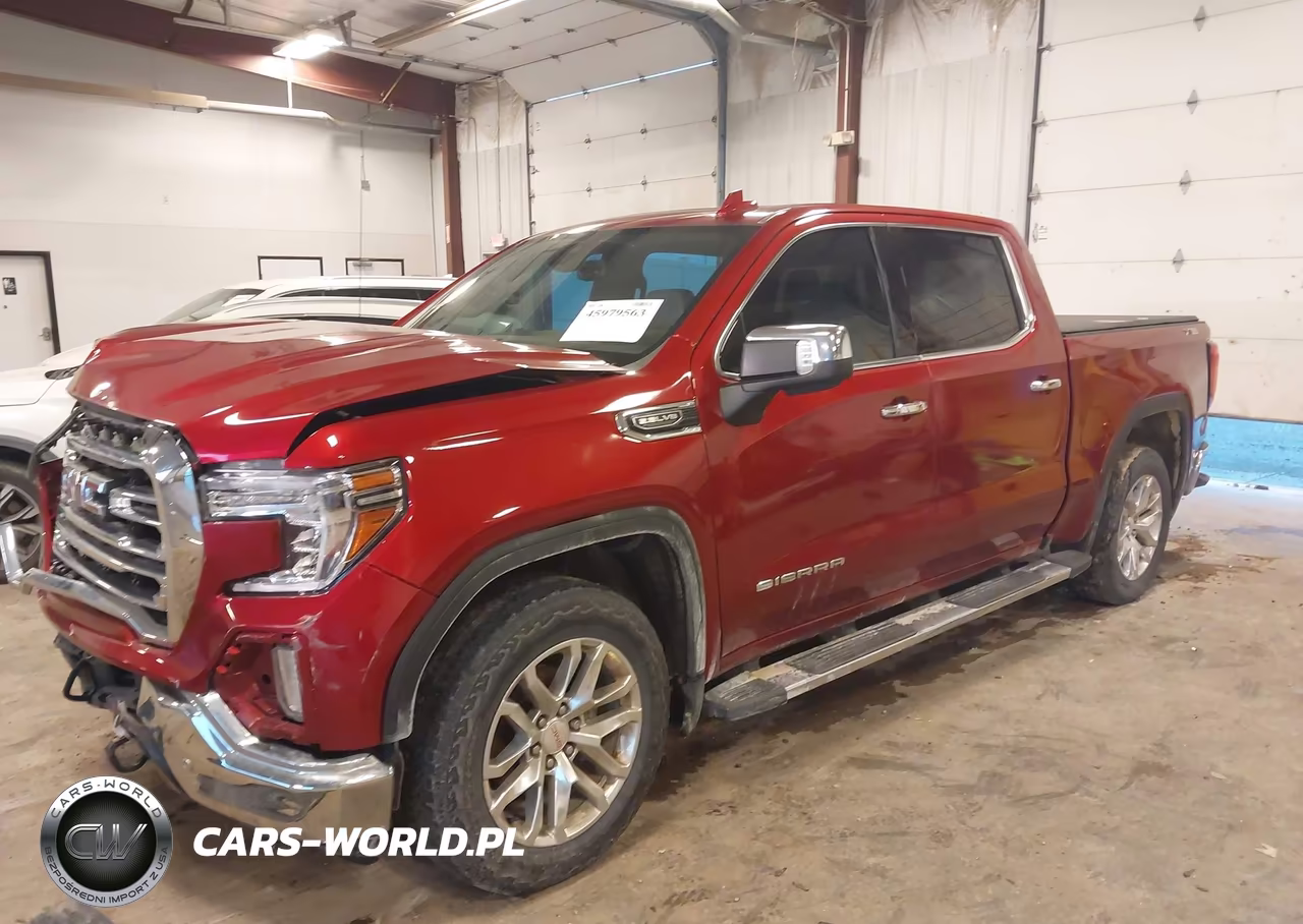 2021 GMC Sierra 1500 4Wd Short Box Slt VIN:3GTU9DED4MG335404 - 2