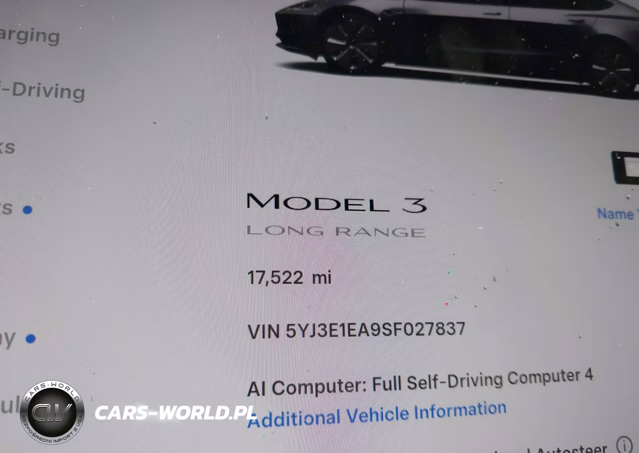 2025 Tesla Model 3 Long Range Rear-Wheel Drive-Standard Rear-Wheel Drive VIN:5YJ3E1EA9SF027837 - 13