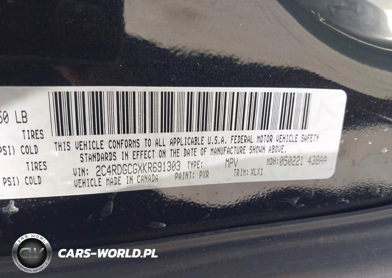 2019 Dodge Grand Caravan Sxt VIN:2C4RDGCGXKR691303 - 9