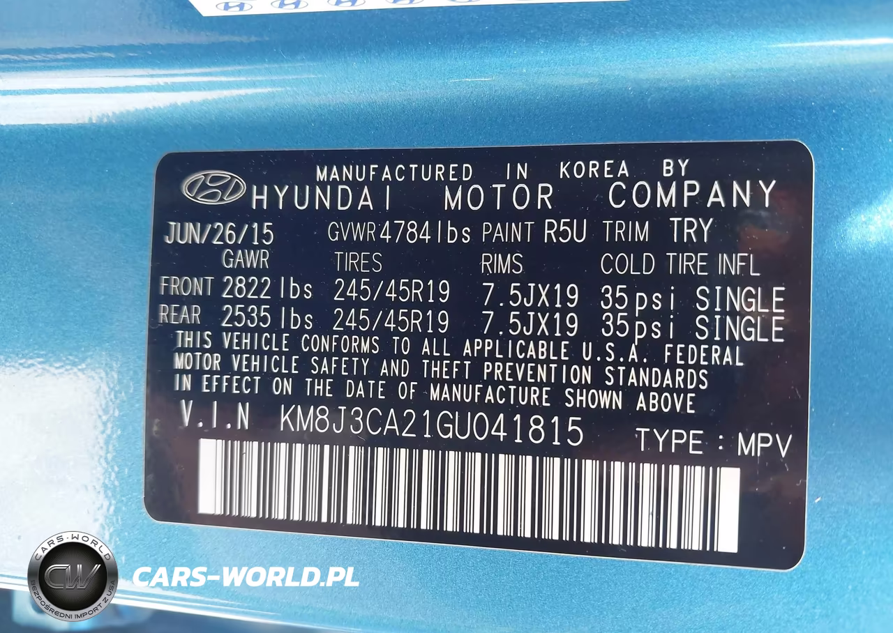 2016 Hyundai Tucson Limited VIN:KM8J3CA21GU041815 - 9
