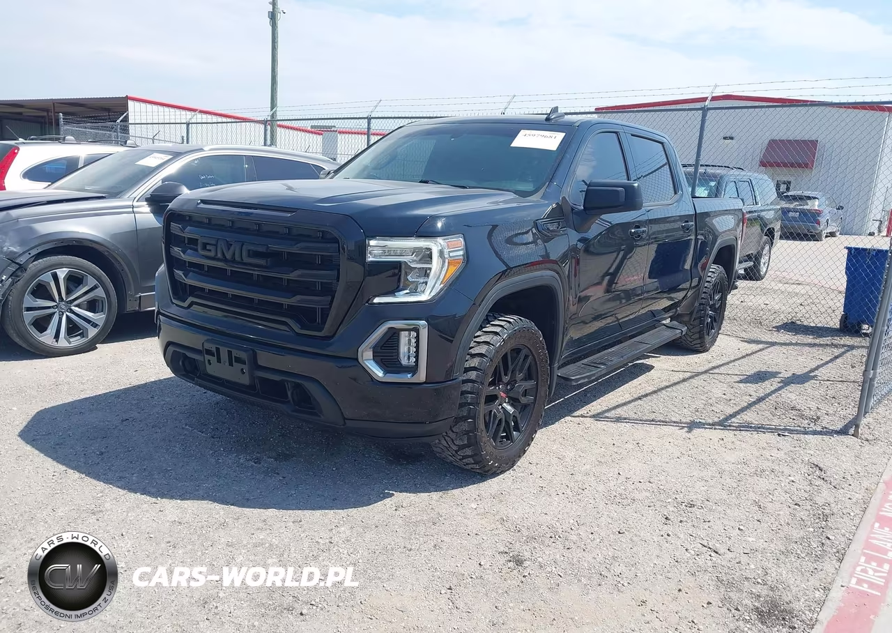 2021 GMC Sierra 1500 4Wd Short Box Elevation VIN:3GTU9CET7MG129110 - 2