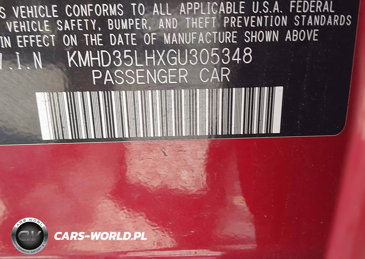 2016 Hyundai Elantra Gt VIN:KMHD35LHXGU305348 - 9