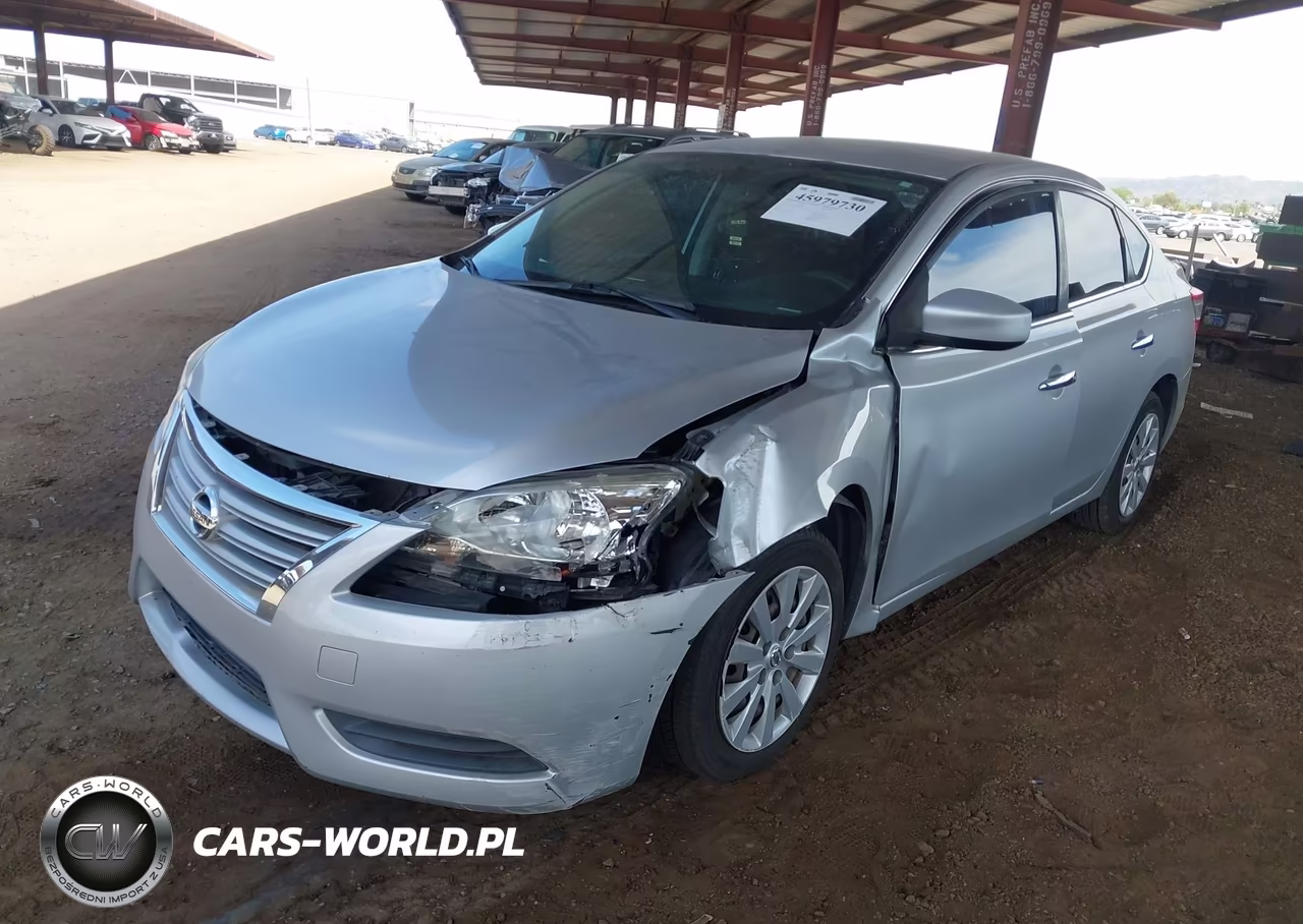 2014 Nissan Sentra Sv VIN:3N1AB7AP8EL672985 - 2