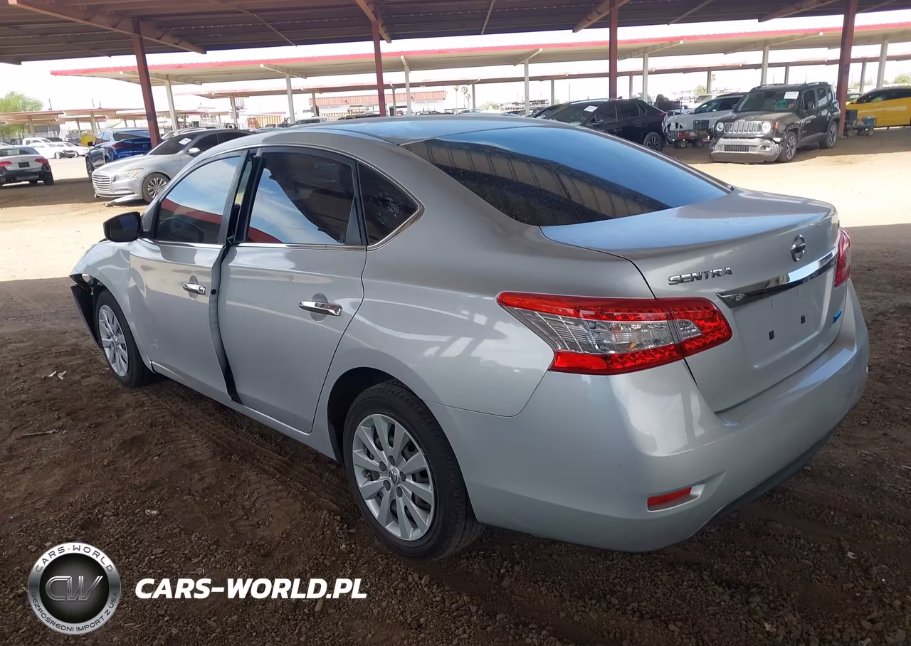 2014 Nissan Sentra Sv VIN:3N1AB7AP8EL672985 - 3