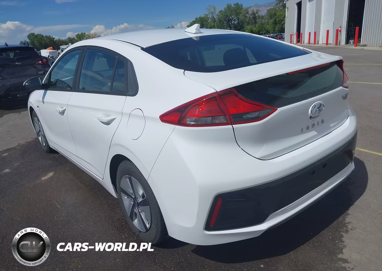 2018 Hyundai Ioniq Hybrid Blue VIN:KMHC65LC5JU099869 - 3
