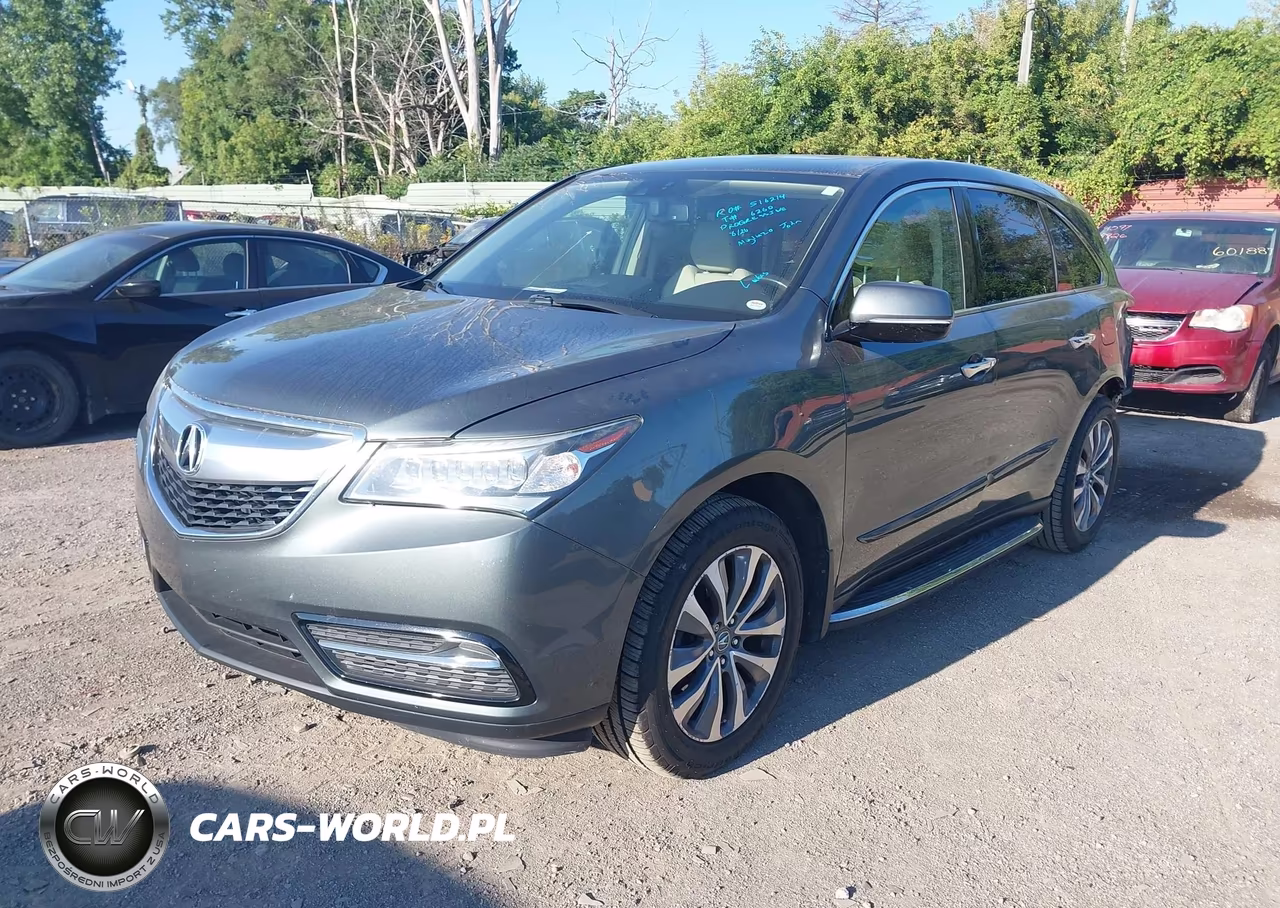2015 Acura Mdx Technology Package VIN:5FRYD4H40FB020618 - 2