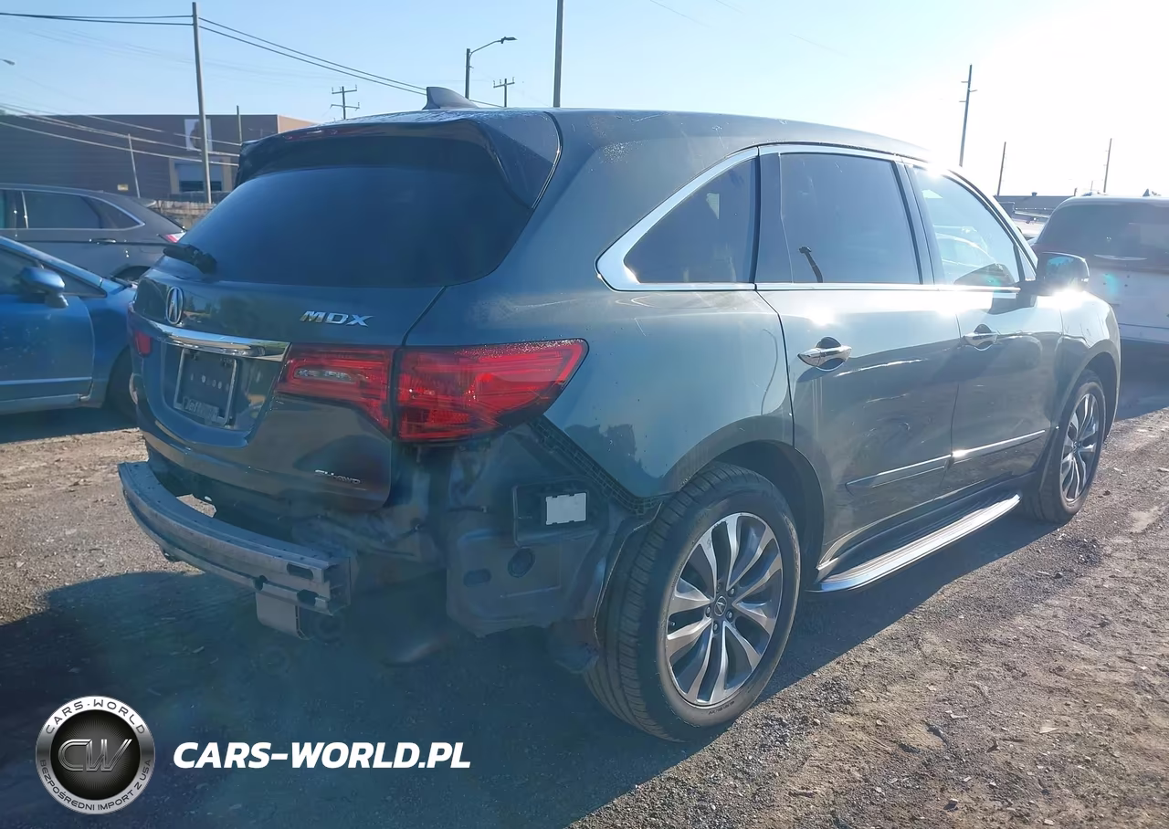 2015 Acura Mdx Technology Package VIN:5FRYD4H40FB020618 - 4