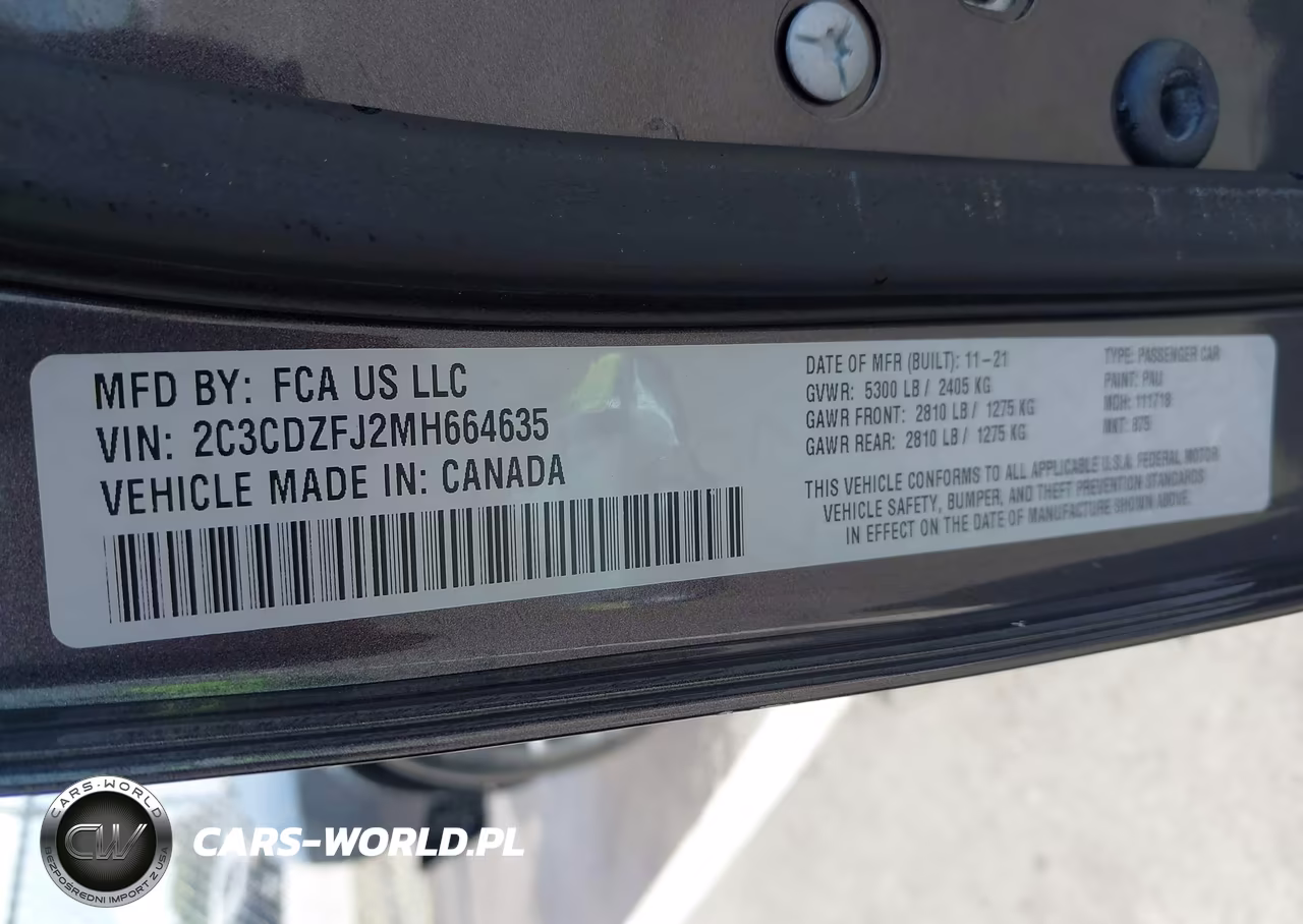 2021 Dodge Challenger R-T Scat Pack VIN:2C3CDZFJ2MH664635 - 9