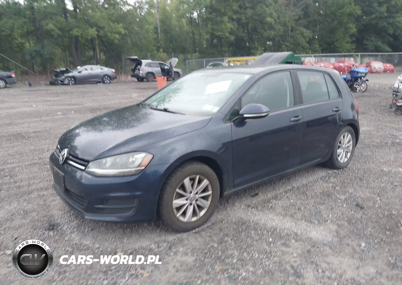 2015 Volkswagen Golf Tsi S 4-Door VIN:3VW217AU5FM011238 - 2