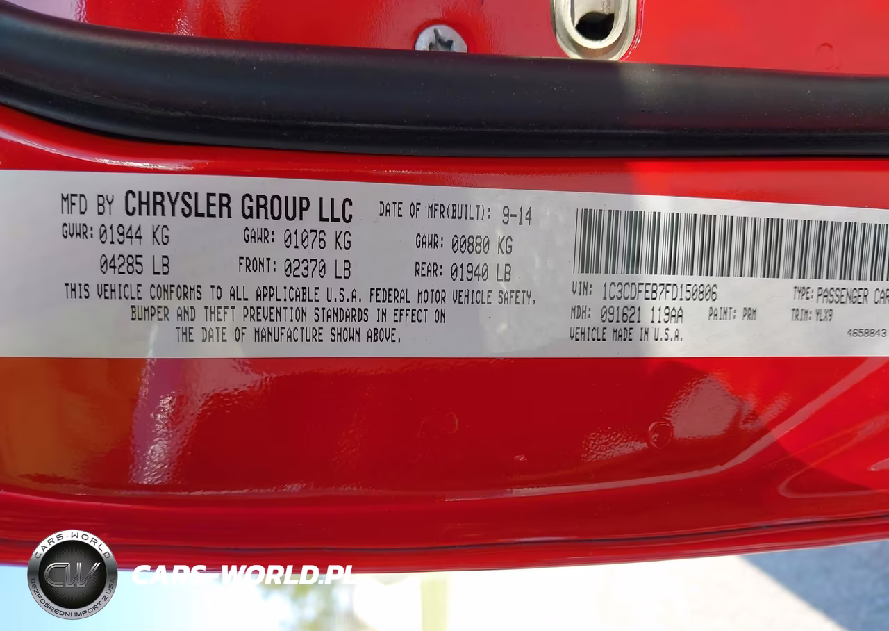 2015 Dodge Dart Gt VIN:1C3CDFEB7FD150806 - 9