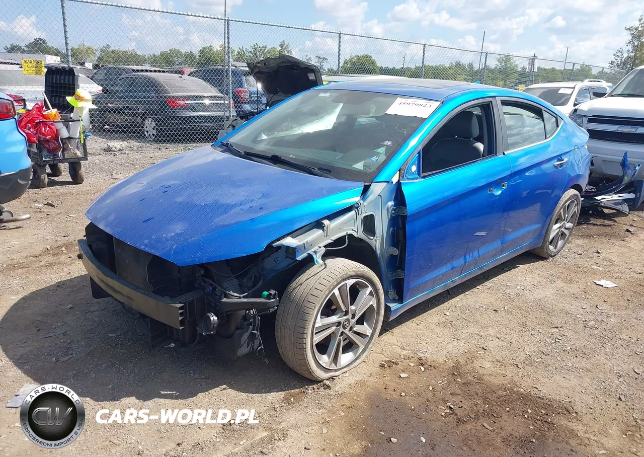 2017 Hyundai Elantra Limited VIN:KMHD84LF9HU209366 - 2