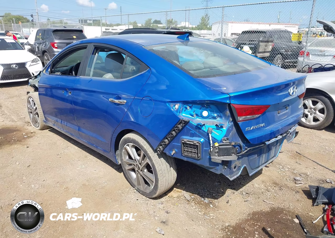 2017 Hyundai Elantra Limited VIN:KMHD84LF9HU209366 - 3