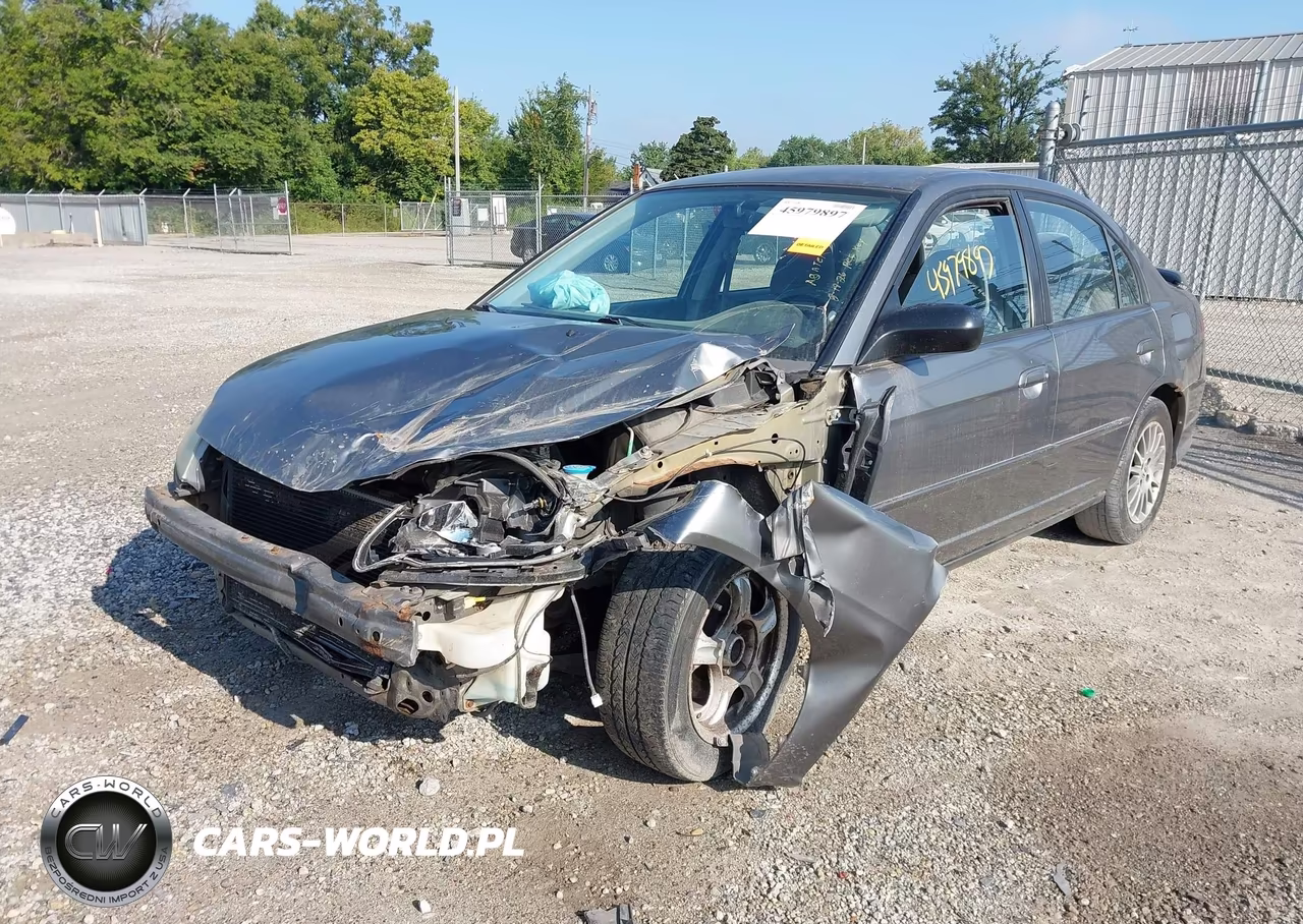 2005 Honda Civic Lx VIN:2HGES15595H605021 - 2
