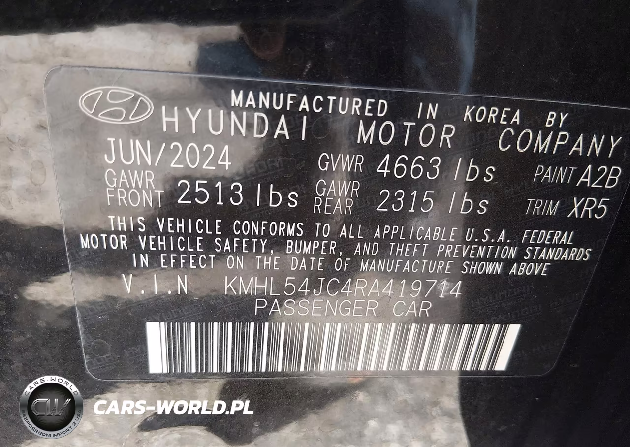 2024 Hyundai Sonata N Line VIN:KMHL54JC4RA419714 - 9