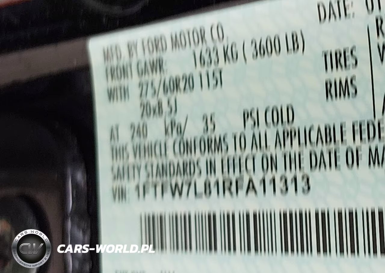 2024 Ford F-150 Platinum VIN:1FTFW7L81RFA11313 - 9
