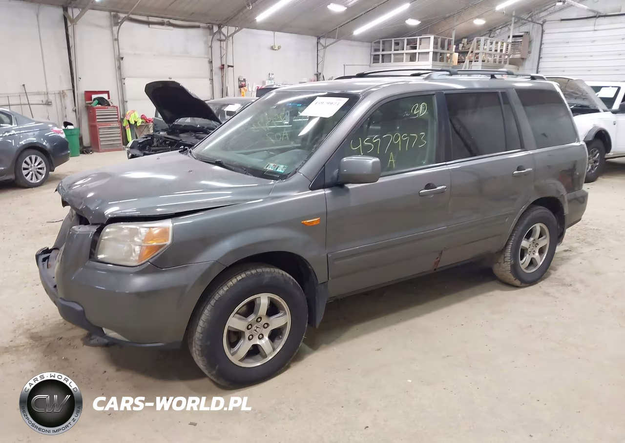 2007 Honda Pilot Ex-L VIN:2HKYF18557H515922 - 2