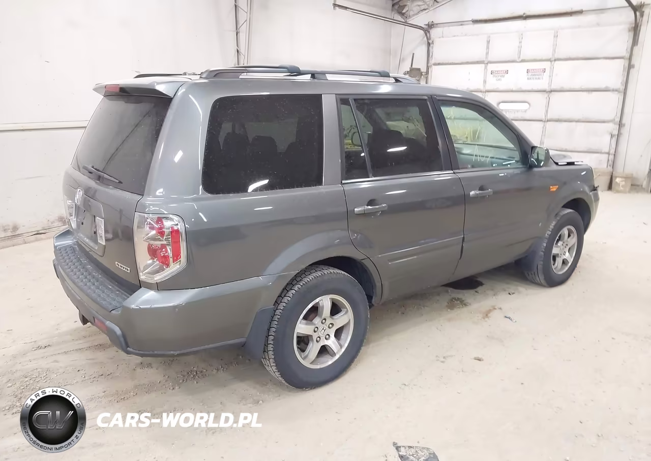2007 Honda Pilot Ex-L VIN:2HKYF18557H515922 - 4