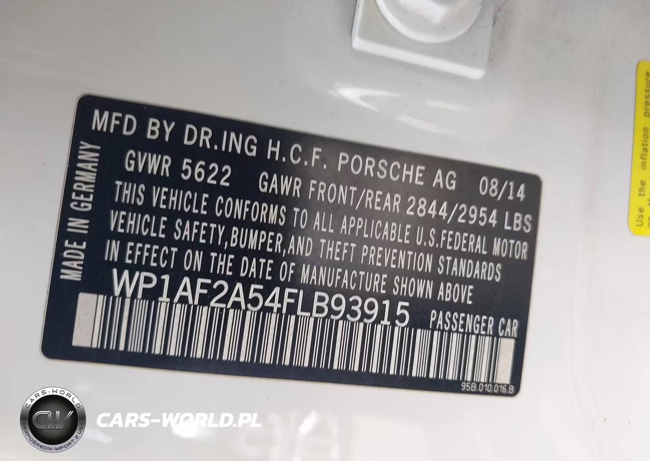 2015 Porsche Macan Turbo VIN:WP1AF2A54FLB93915 - 9