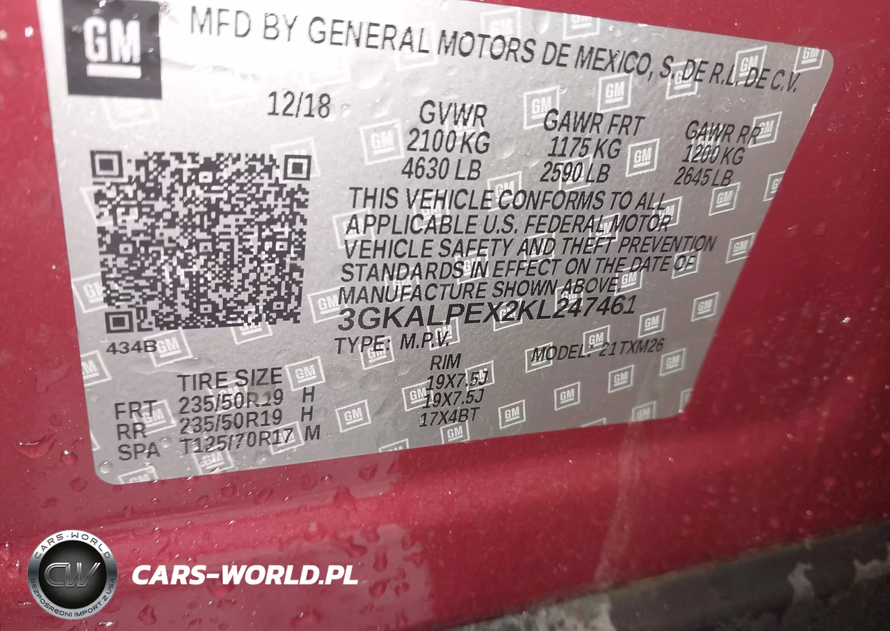 2019 GMC Terrain Slt VIN:3GKALPEX2KL247461 - 9