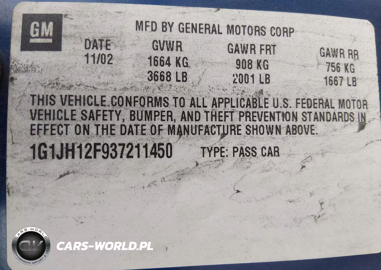 2003 Chevrolet Cavalier Ls Sport VIN:1G1JH12F937211450 - 9