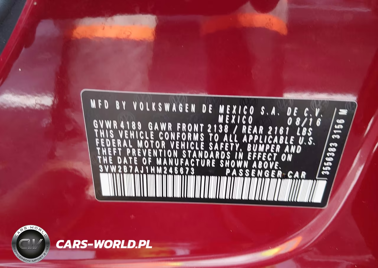 2017 Volkswagen Jetta 1.4T S VIN:3VW2B7AJ1HM245673 - 9