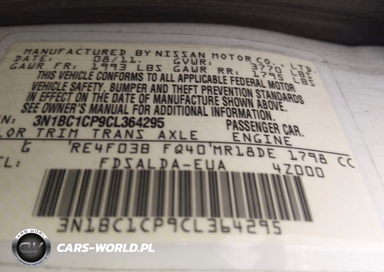 2012 Nissan Versa 1.8 S VIN:3N1BC1CP9CL364295 - 9