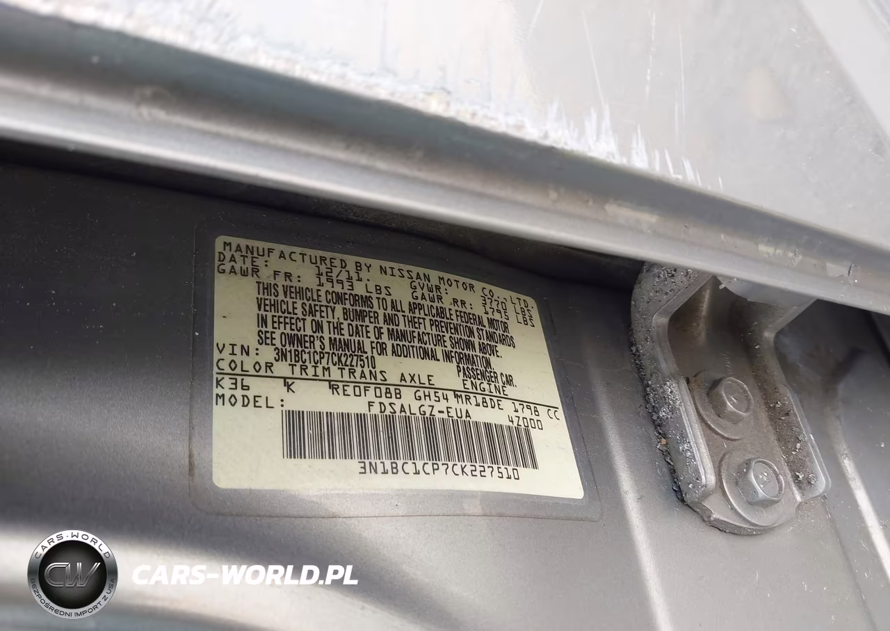 2012 Nissan Versa 1.8 Sl VIN:3N1BC1CP7CK227510 - 9