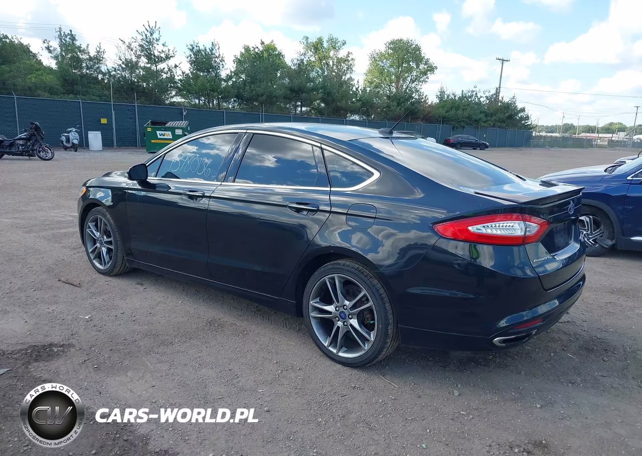 2014 Ford Fusion Titanium VIN:3FA6P0D98ER226136 - 3