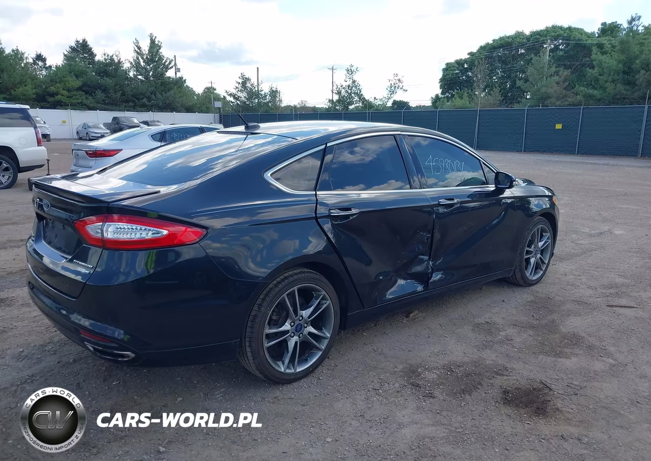2014 Ford Fusion Titanium VIN:3FA6P0D98ER226136 - 4