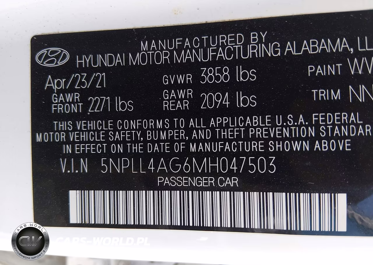 2021 Hyundai Elantra Se VIN:5NPLL4AG6MH047503 - 9