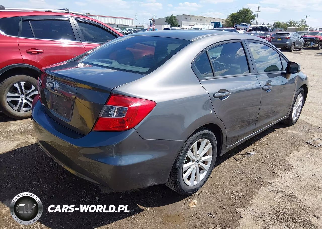 2012 Honda Civic Ex VIN:2HGFB2F84CH607887 - 4