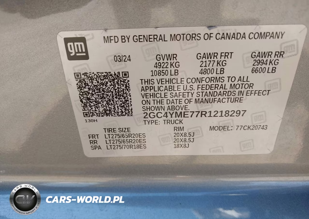 2024 Chevrolet Silverado 2500Hd 4Wd Standard Bed Custom VIN:2GC4YME77R1218297 - 9