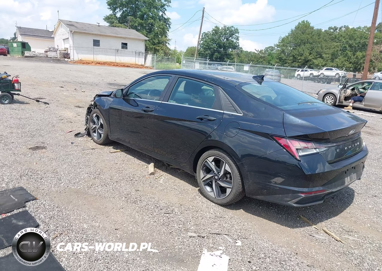 2021 Hyundai Elantra Hybrid Limited VIN:KMHLN4AJXMU007111 - 3