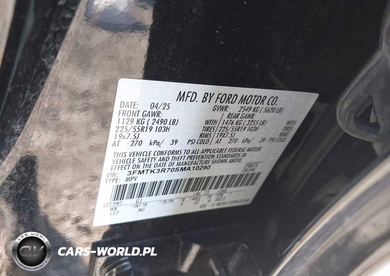 2025 Ford Mustang Mach-E Premium VIN:3FMTK3R70SMA10290 - 9