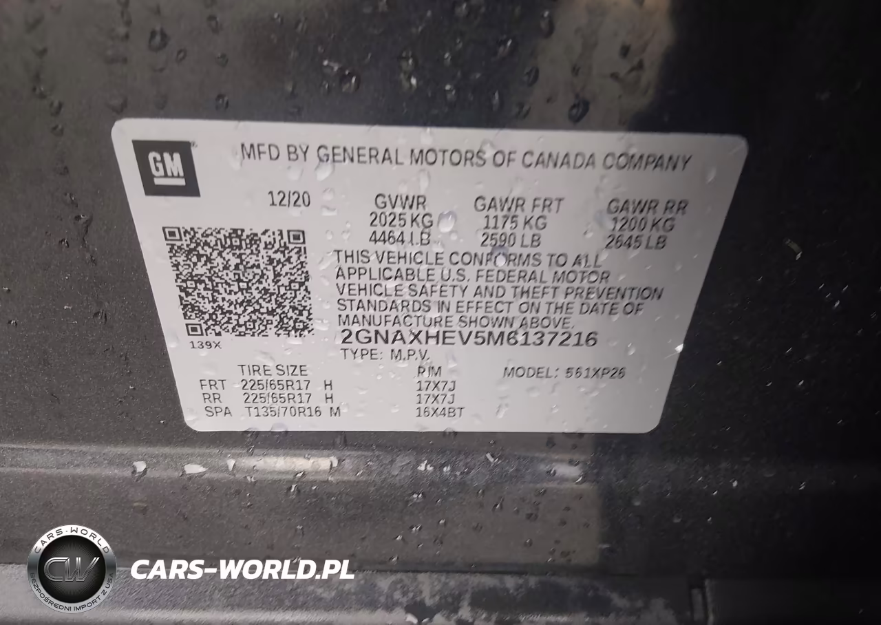 2021 Chevrolet Equinox Fwd Ls VIN:2GNAXHEV5M6137216 - 9