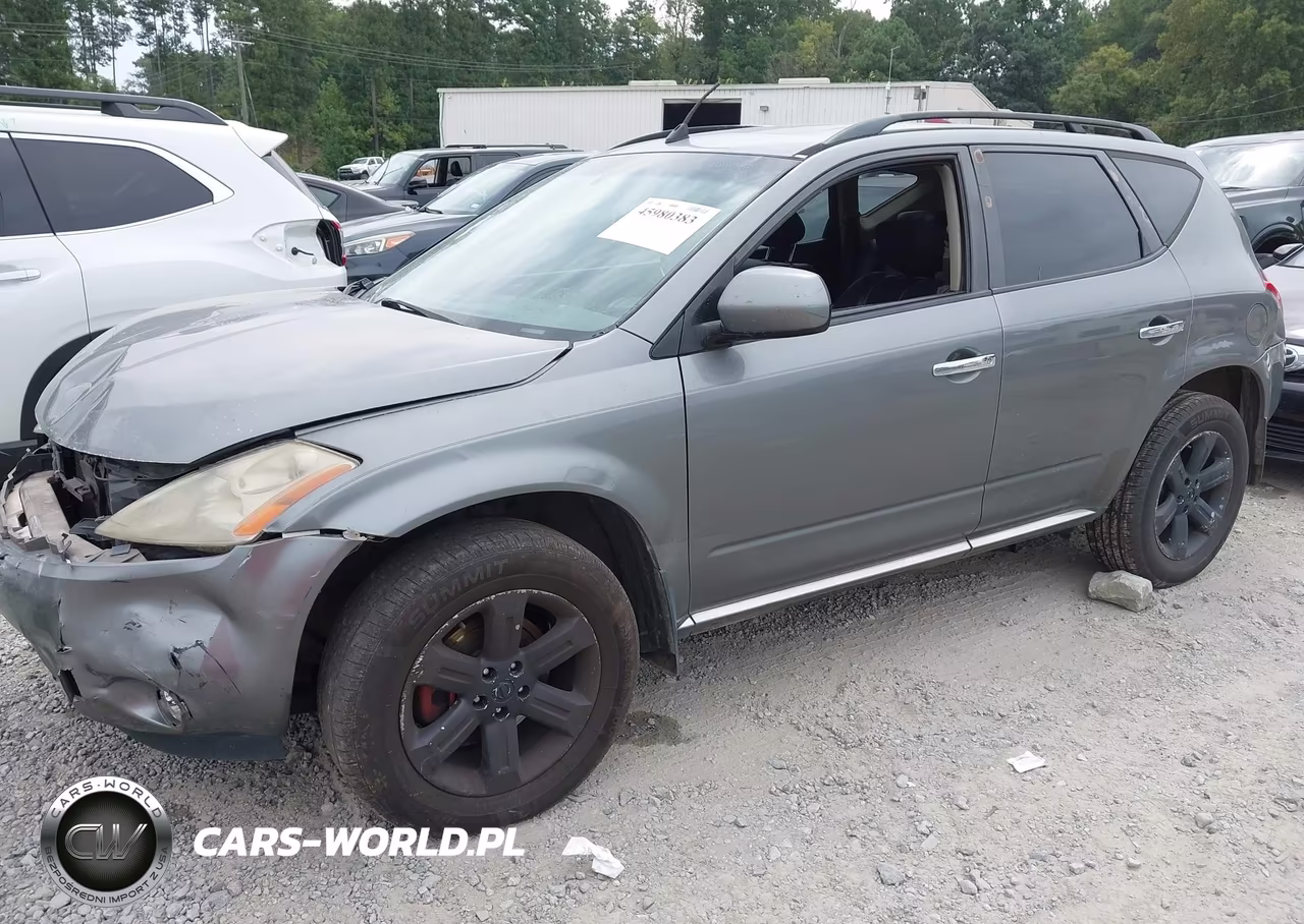 2006 Nissan Murano Sl VIN:JN8AZ08TX6W400683 - 2
