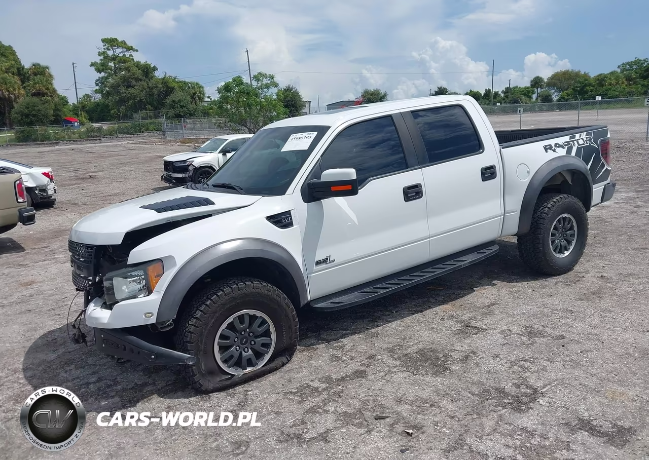2011 Ford F-150 Svt Raptor VIN:1FTFW1R62BFD01195 - 2